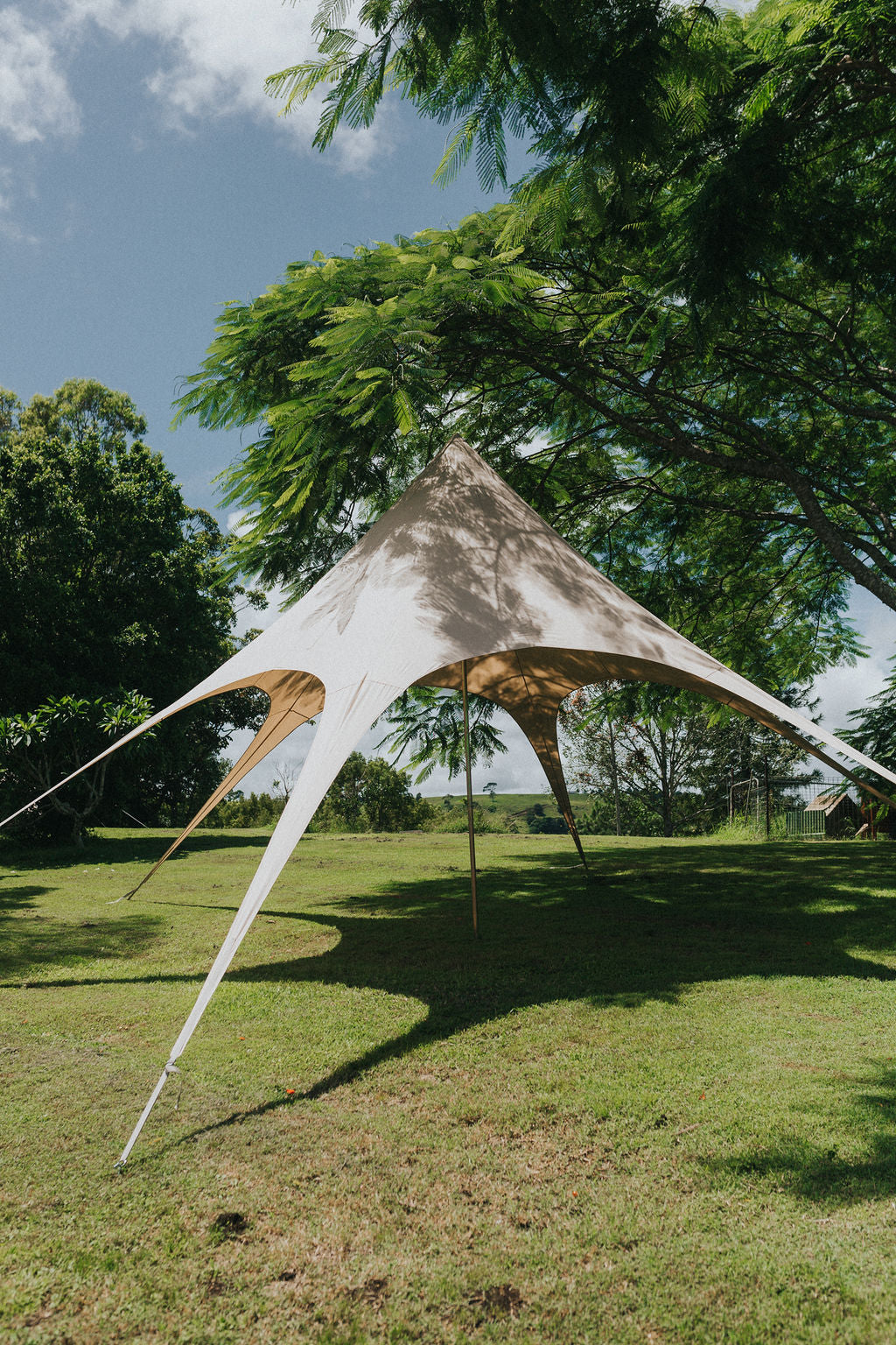10m x 10m Hexagon Star Marquee