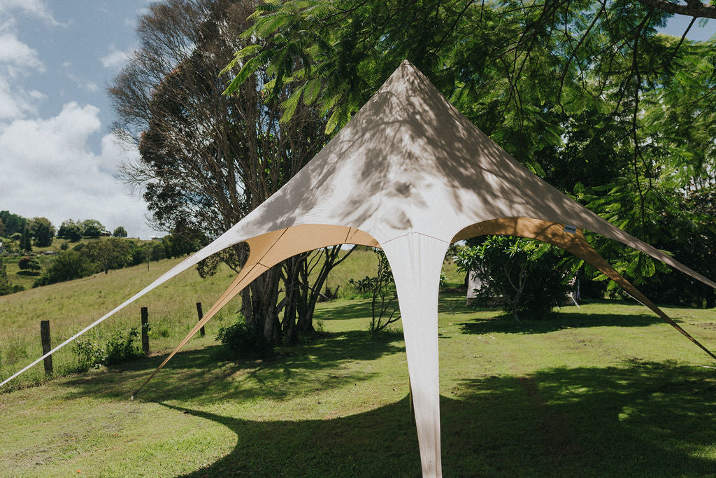 10m x 10m Hexagon Star Marquee