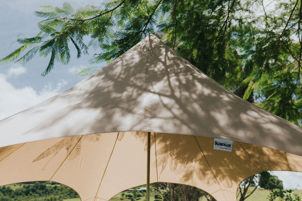 10m x 10m Hexagon Star Marquee