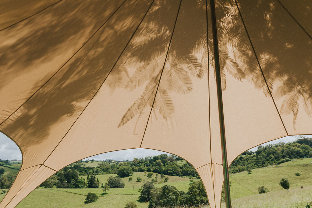 10m x 10m Hexagon Star Marquee