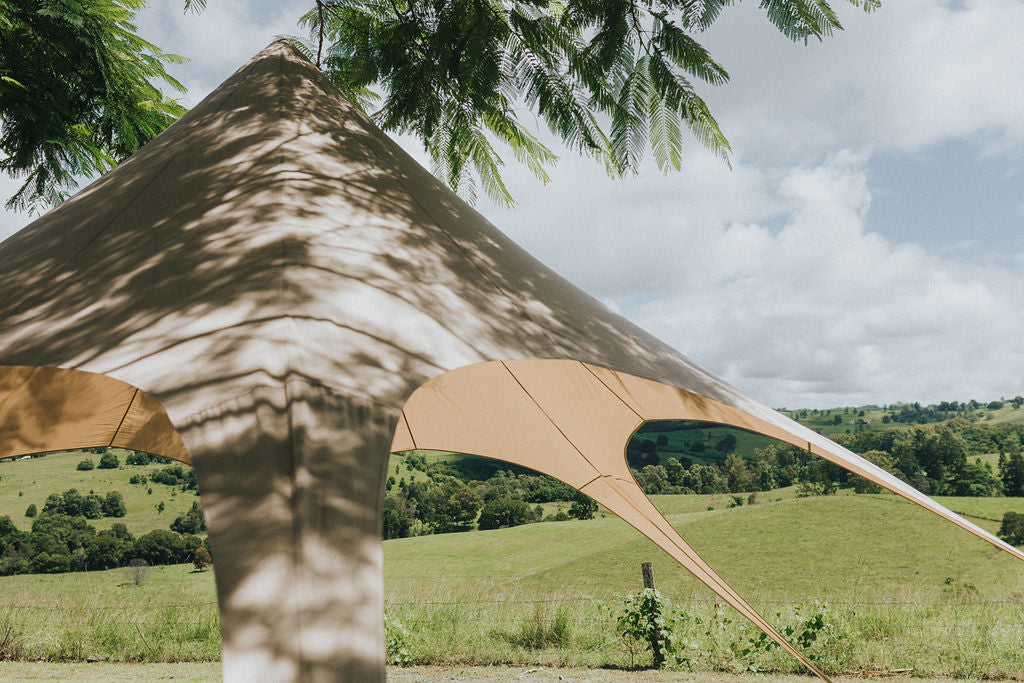 10m x 10m Hexagon Star Marquee