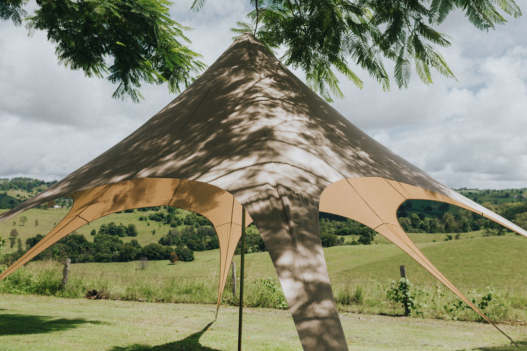 10m x 10m Hexagon Star Marquee