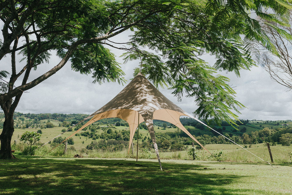 10m x 10m Hexagon Star Marquee