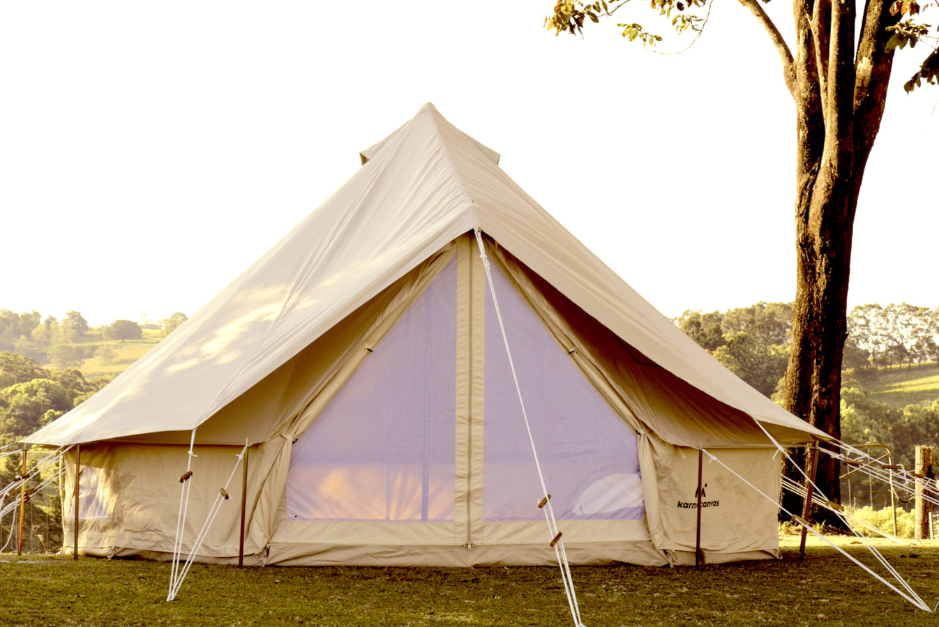 EarthShell Bell Tent Protector – Karma Canvas Australia