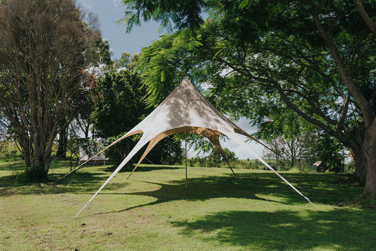 10m x 10m Hexagon Star Marquee