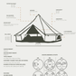 Karma Canvas PRO MESH | Bell Tent